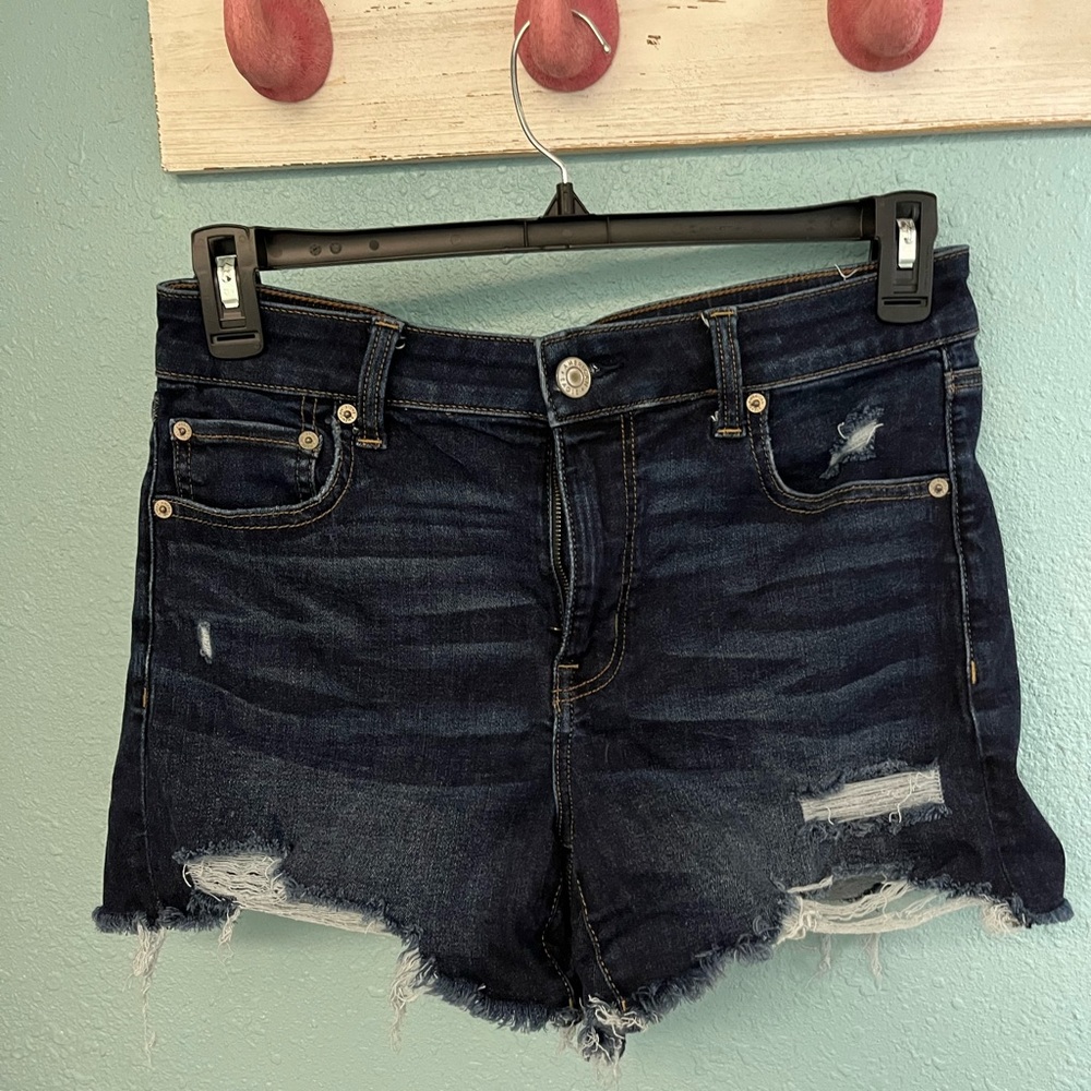 American Eagle size 12 midi next level stretch shorts.